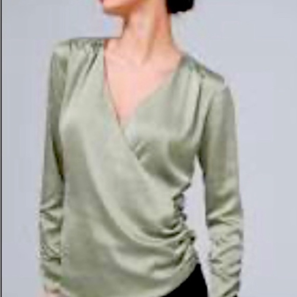 satin blouse